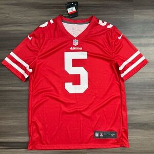 Nike San Francisco 49ers Trey Lance #5 NFL Dri-Fit Home Jersey Men’s Large NWT
